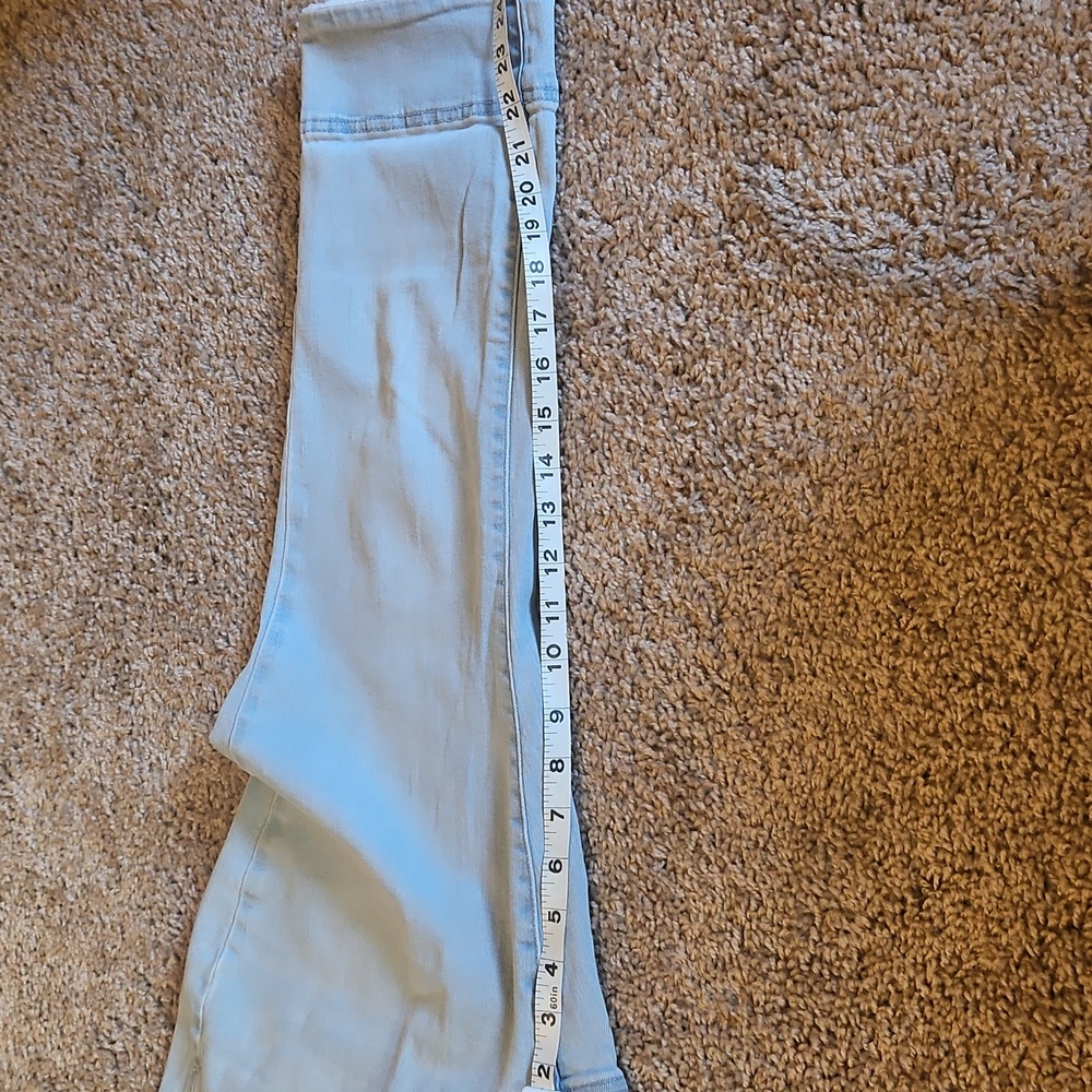 CLEARANCE!!! J.Jill Light Blue Authentic Fit Cropped Jean Size 12 - Picture 12 of 13